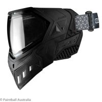 Empire EVS Black Black goggle clear lens profile view